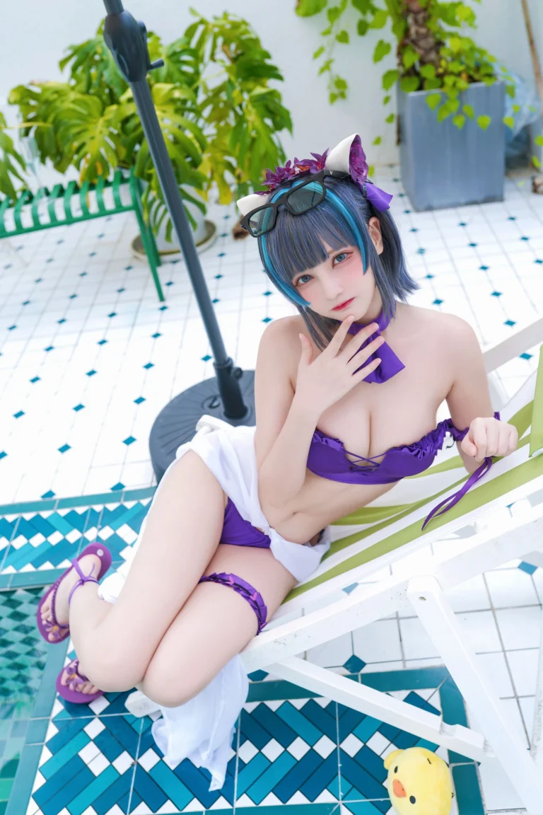 嫩模優雅戶外寫真 – 夏季神秘風格展現珍藏 - 20