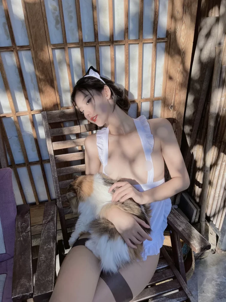 靜謐時刻空姐海邊寫真 – 夏季清純風採再現典藏 - 21